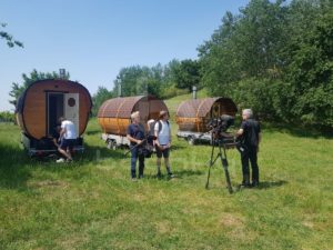 Мобильная баня на прицепе